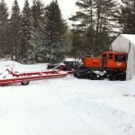 Grooming Shed and Parking Area