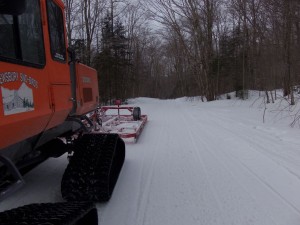Looking back at those smooth trails makes you smile.