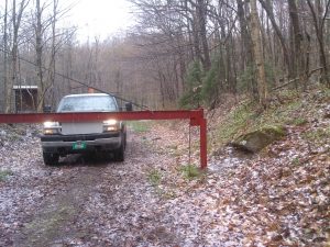 Snow on the ground as the signs come down on May 15, 2016.