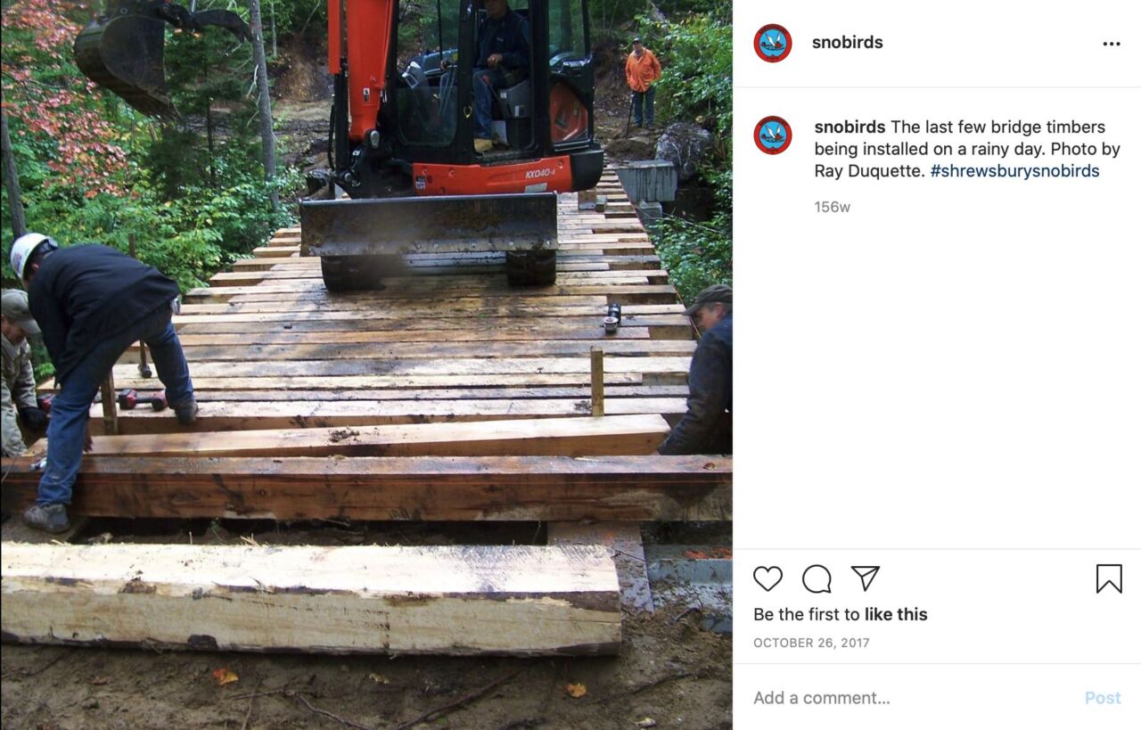 Sample Instagram photo of bridge building